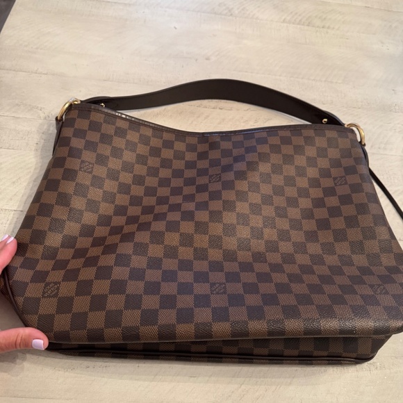 Preowned Authentic Louis Vuitton Ebene Delightful MM Damien Brown - Picture 5 of 16